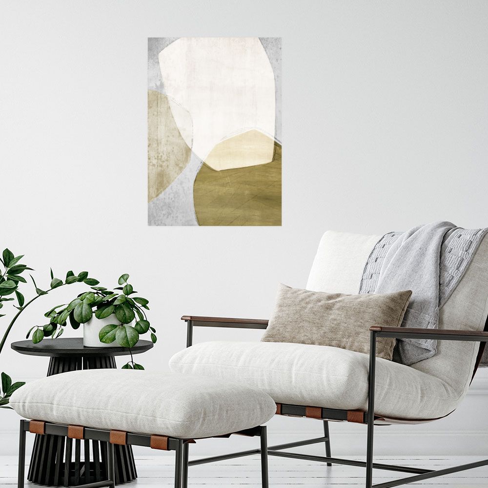 Affiche Formes douces abstraites