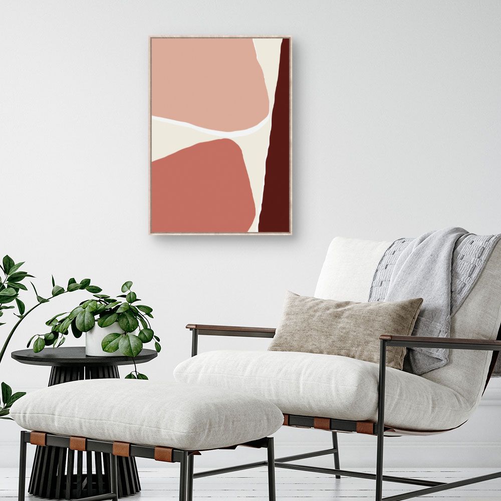 Tableau Formes abstraites douces