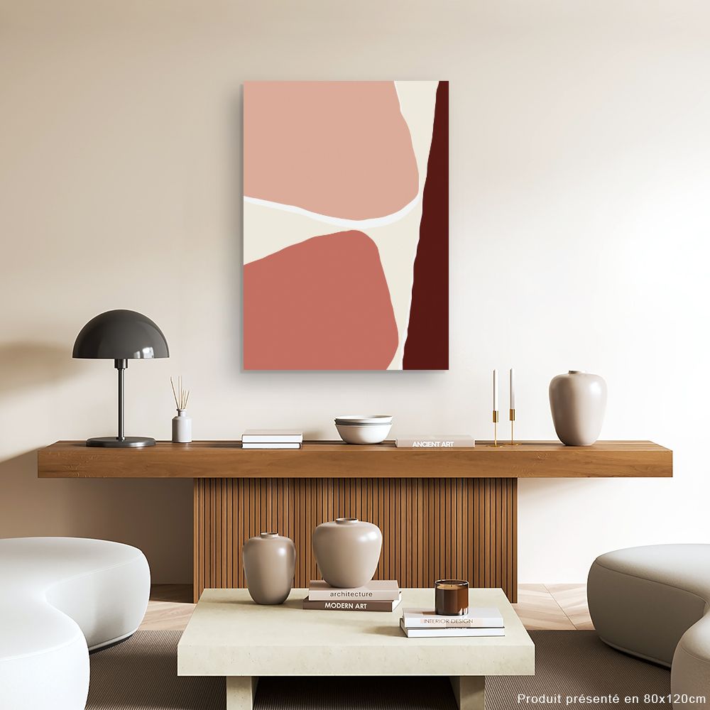 Tableau Formes abstraites douces