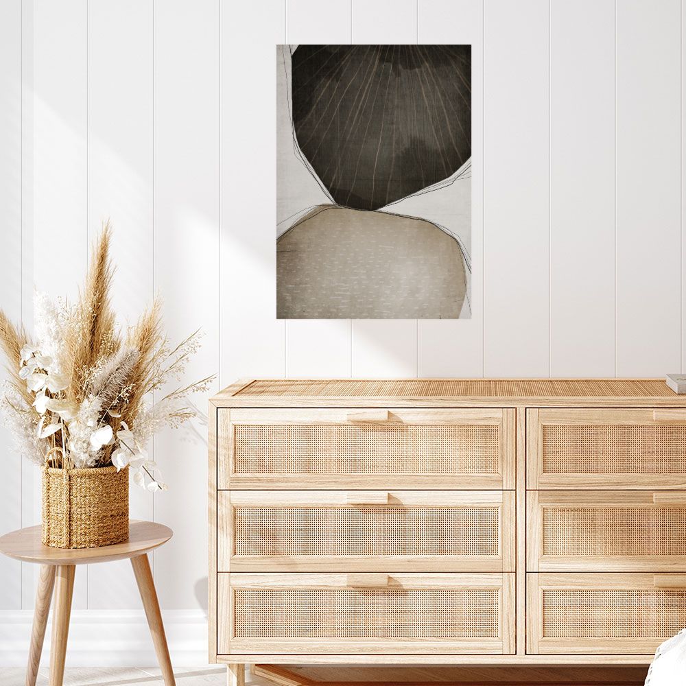 Affiche Formes organiques apaisantes