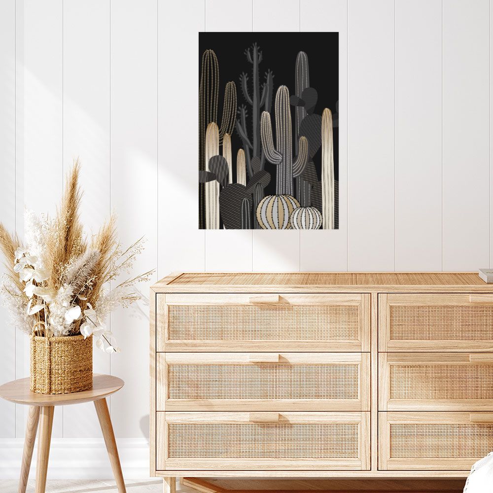 Affiche Cactus élégants