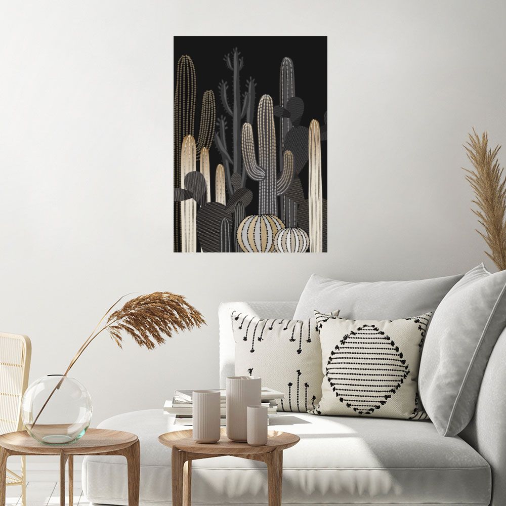 Affiche Cactus élégants