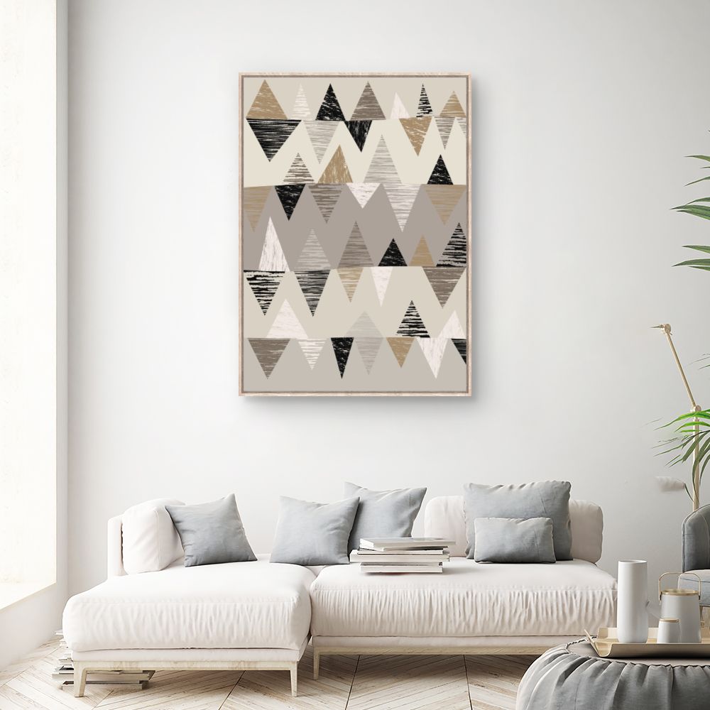 Tableau Triangles modernes