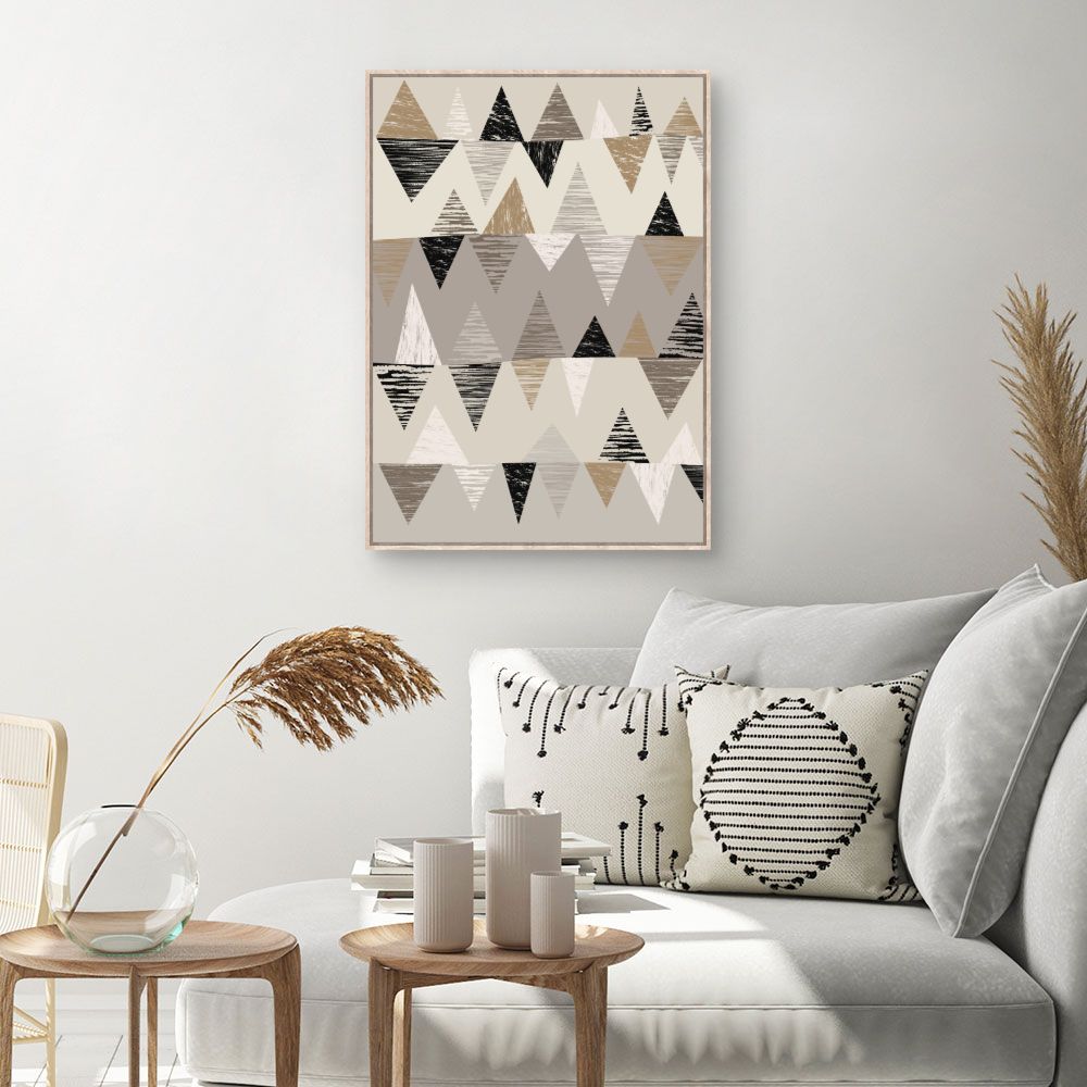 Tableau Triangles modernes