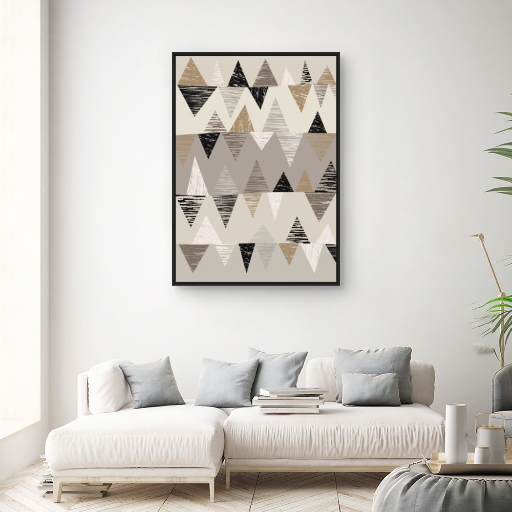 Tableau Triangles modernes