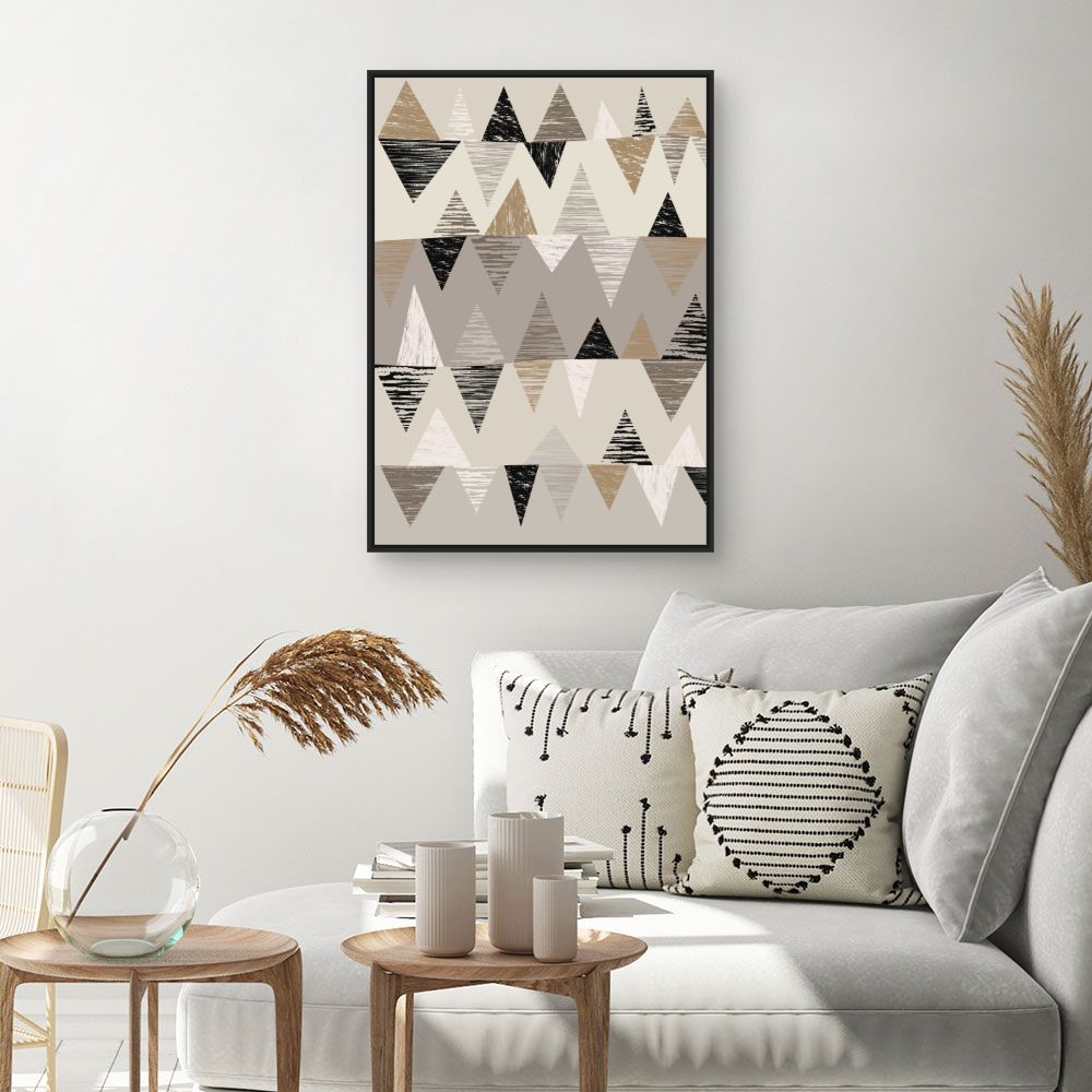 Tableau Triangles modernes