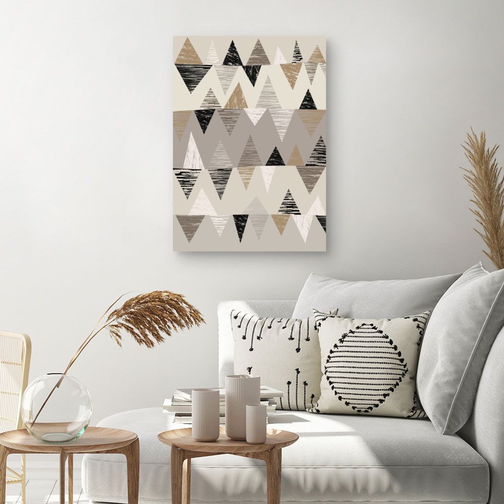 Tableau Triangles modernes