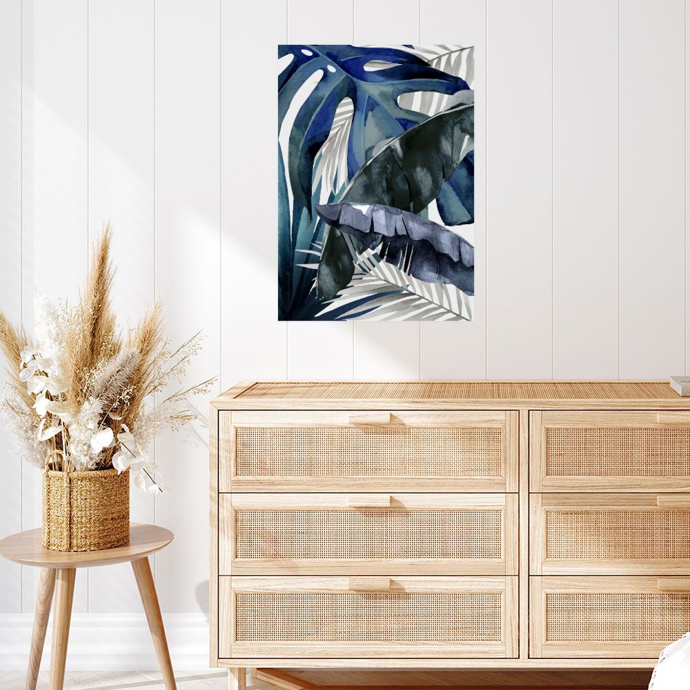 Affiche Feuilles tropicales élégantes