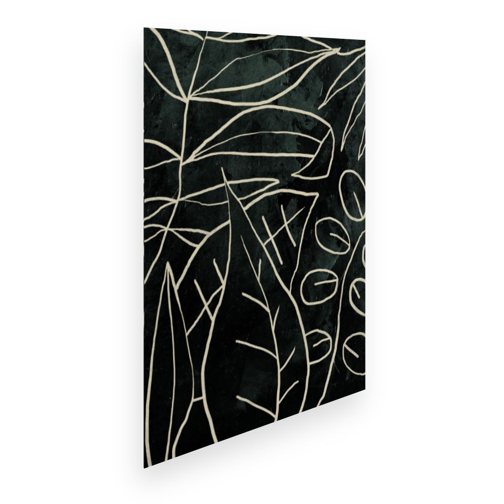 Affiche Lignes végétales élégantes