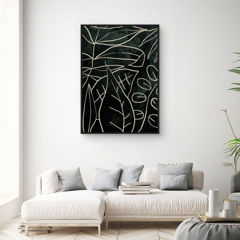 Tableau Feuillage abstrait