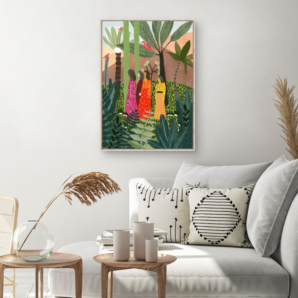 Tableau Jungle exotique élégante