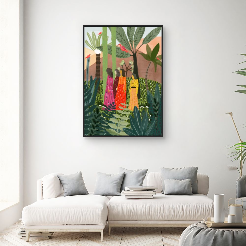 Tableau Jungle exotique élégante