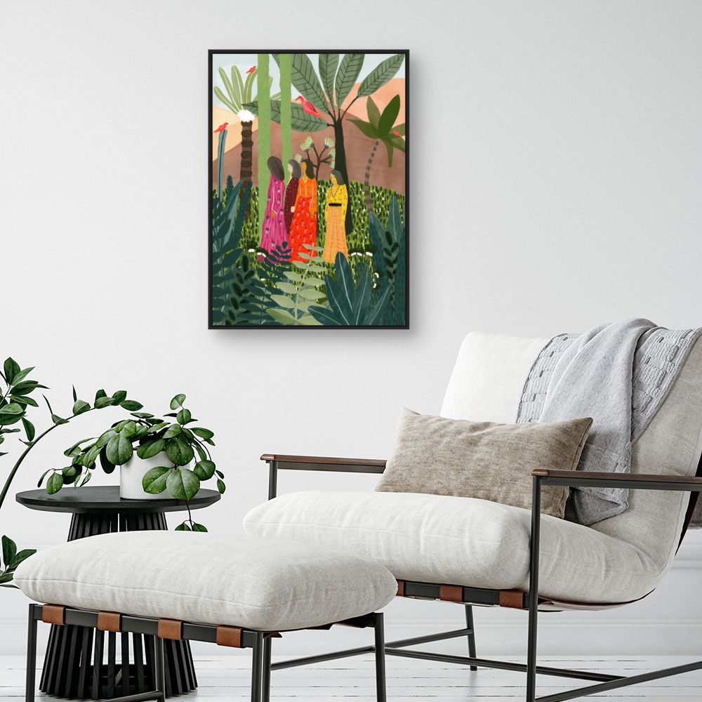 Tableau Jungle exotique élégante