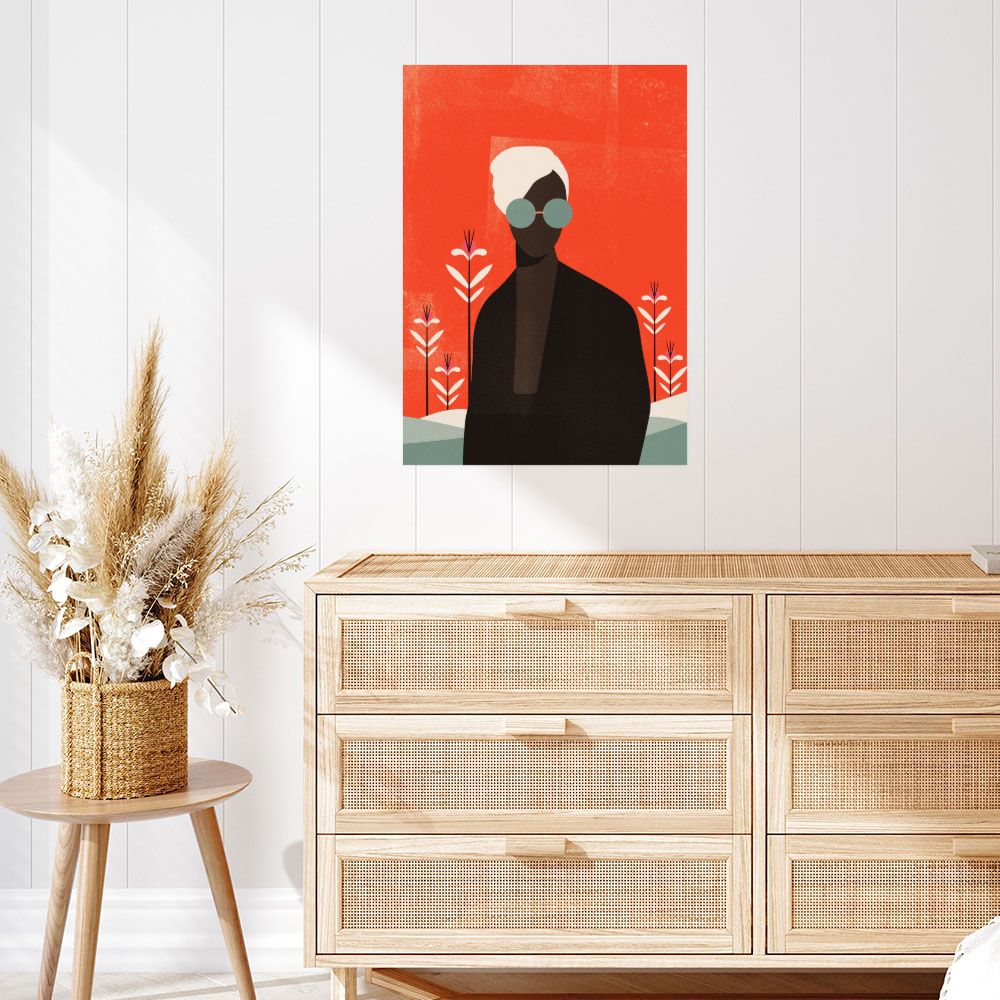 Affiche Visage moderne stylisé