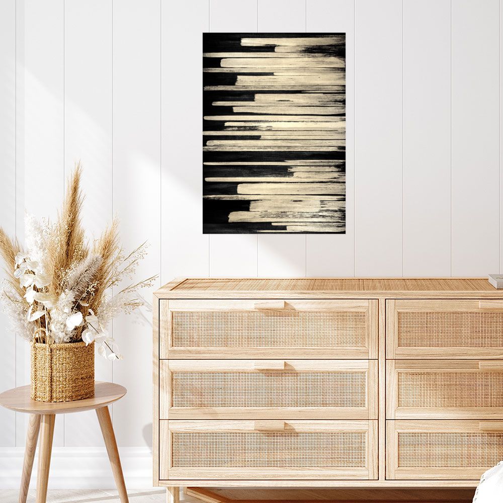 Affiche Lignes texturées élégantes