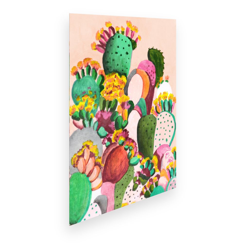 Affiche Cactus colorés