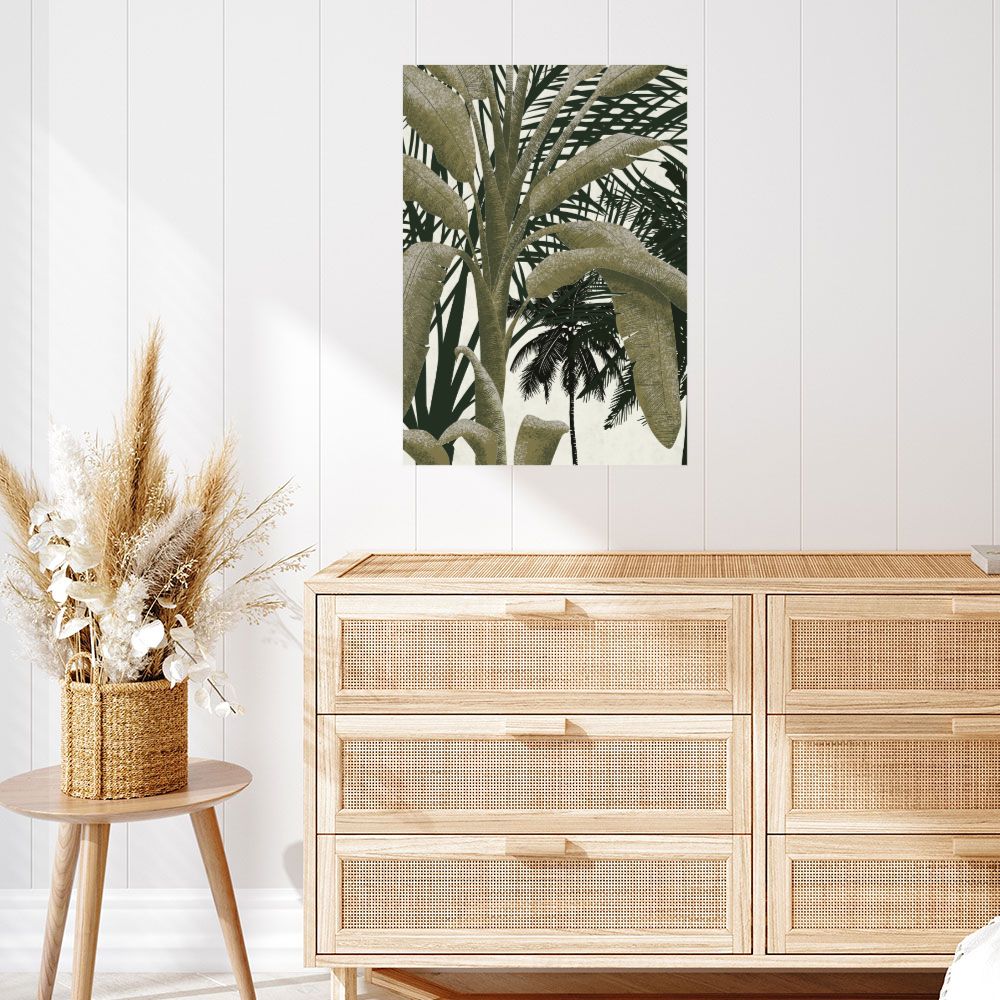 Affiche Feuillage tropical luxuriant
