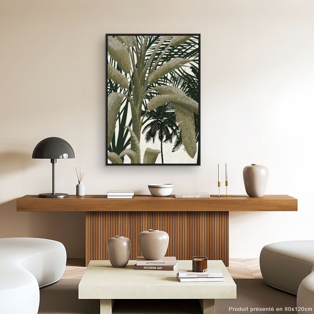 Tableau Feuillage tropical