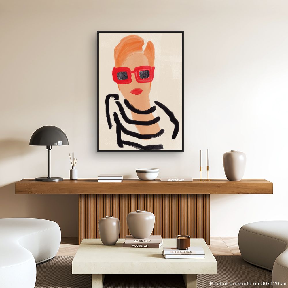 Tableau Portrait stylisé moderne