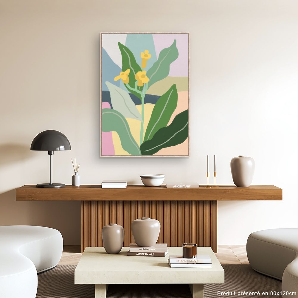 Tableau Fleurs stylisées
