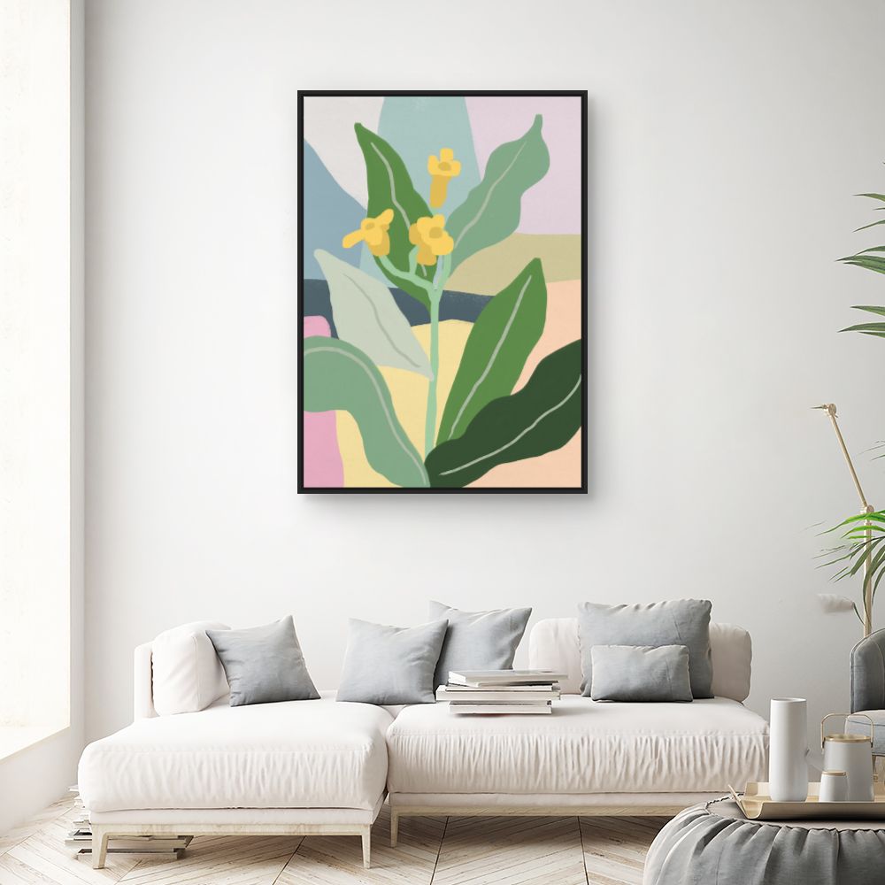 Tableau Fleurs stylisées