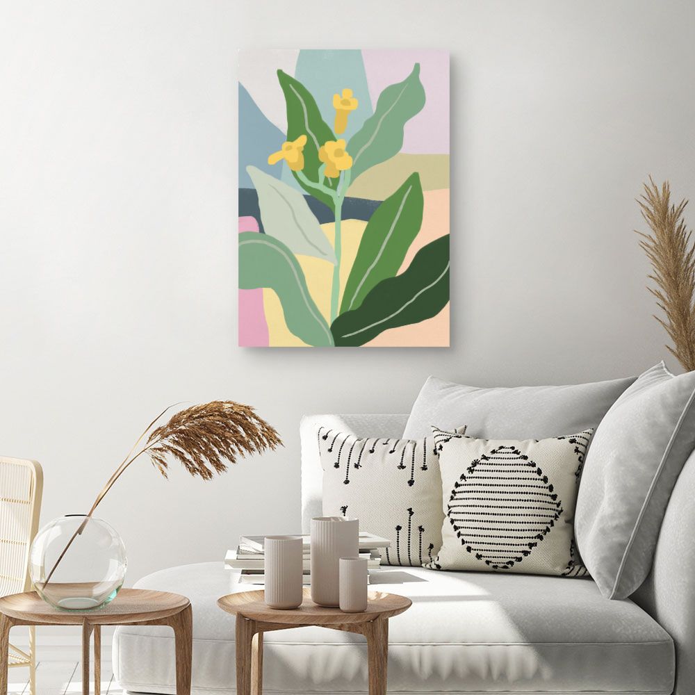 Tableau Fleurs stylisées