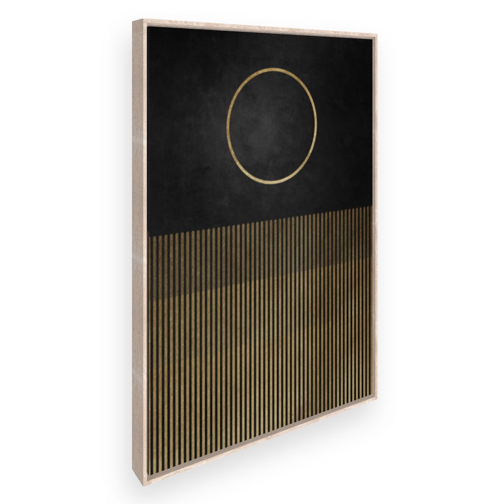 Toile Lignes dorées élégantes