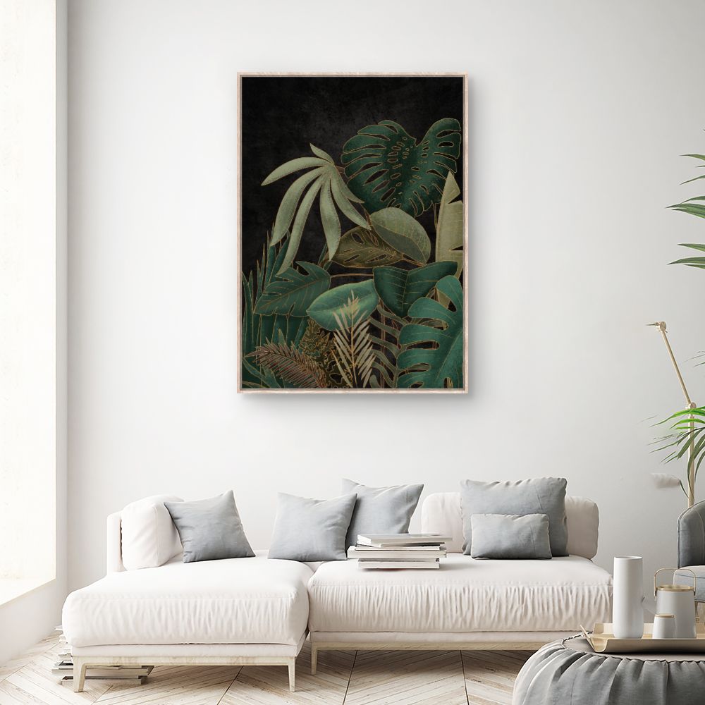Tableau Feuillage exotique