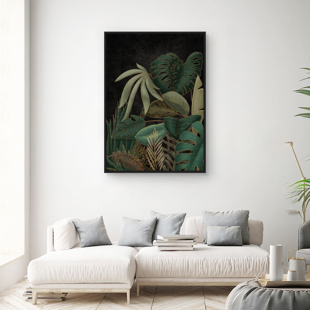 Tableau Feuillage exotique