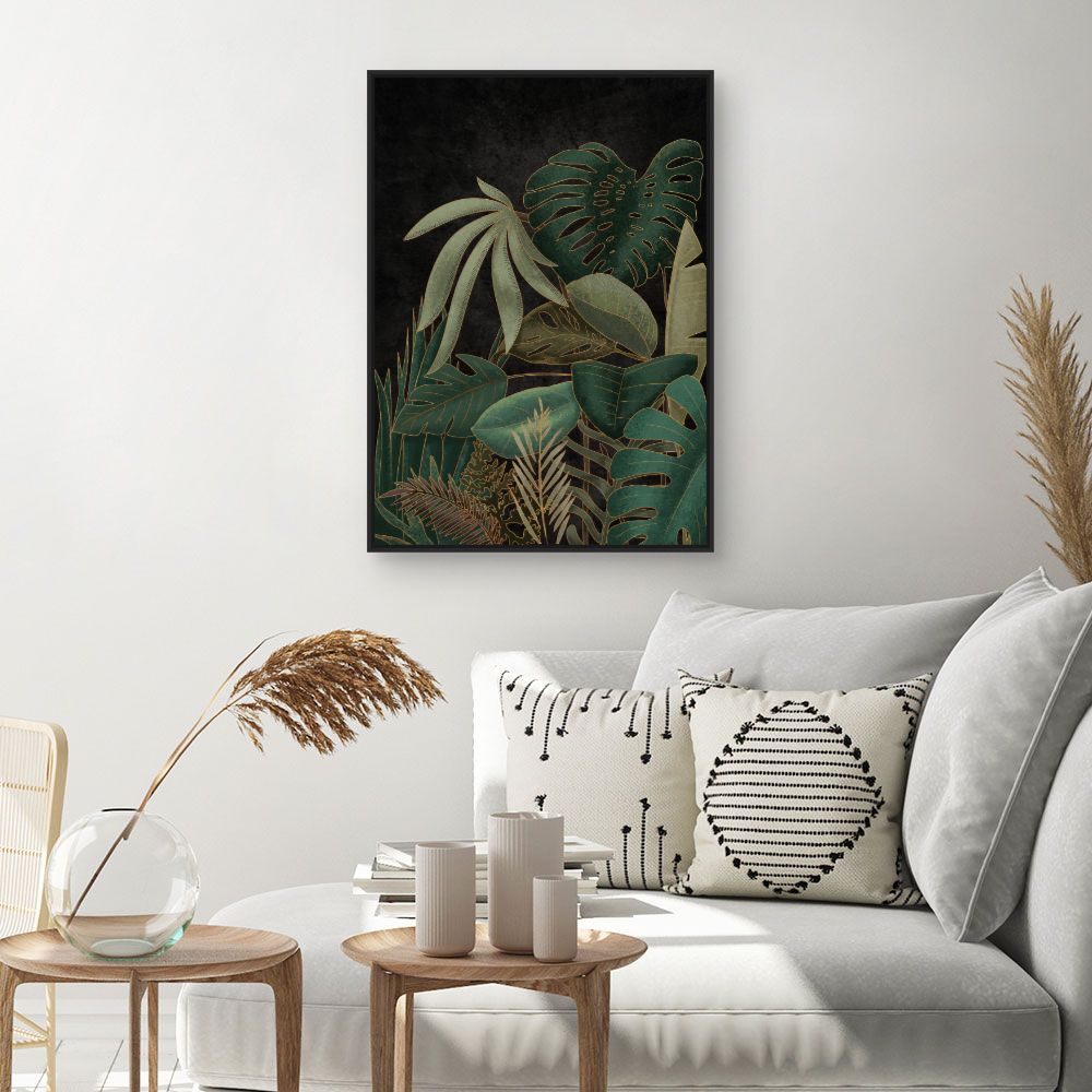 Tableau Feuillage exotique