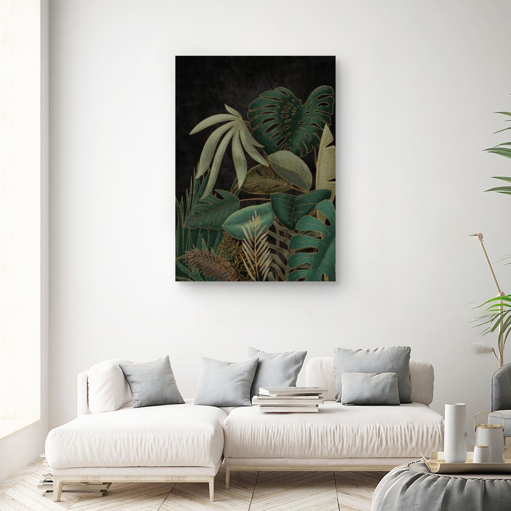 Tableau Feuillage exotique