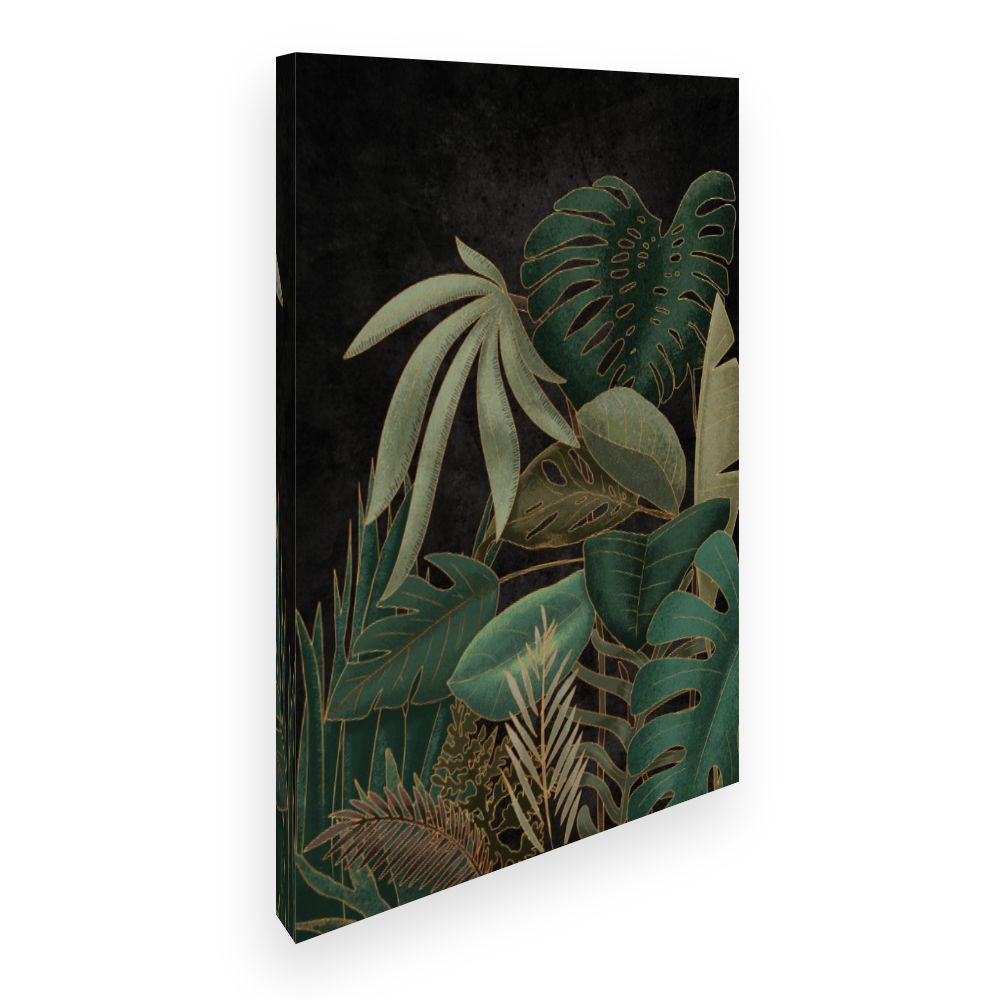 Toile Feuillage exotique