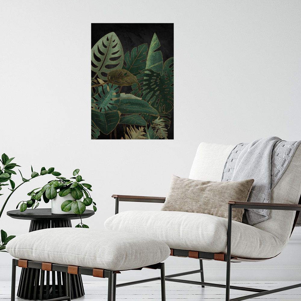 Affiche Feuillage tropical