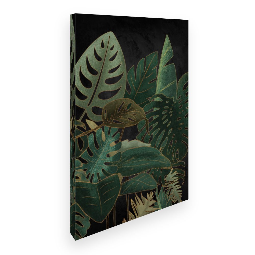 Toile Feuilles luxuriantes