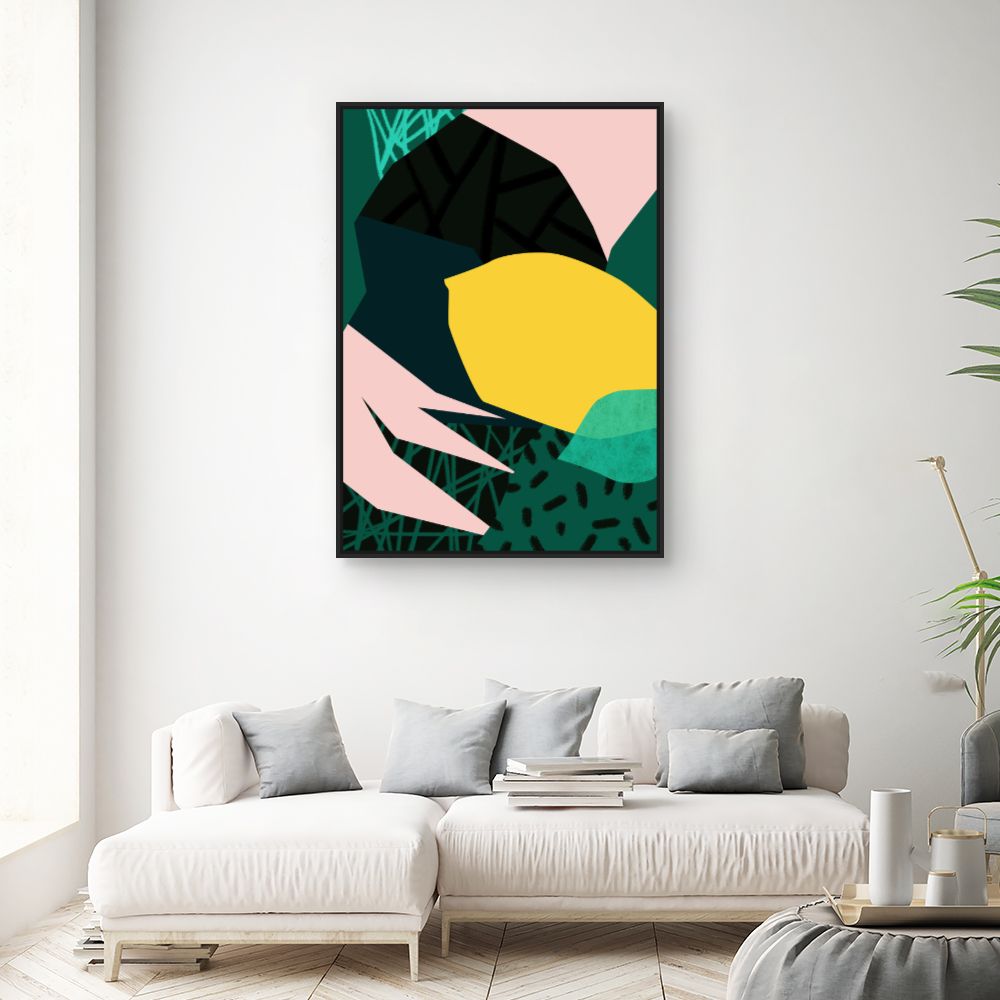 Tableau Formes abstraites colorées