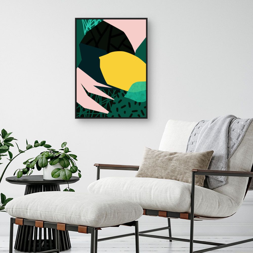 Tableau Formes abstraites colorées