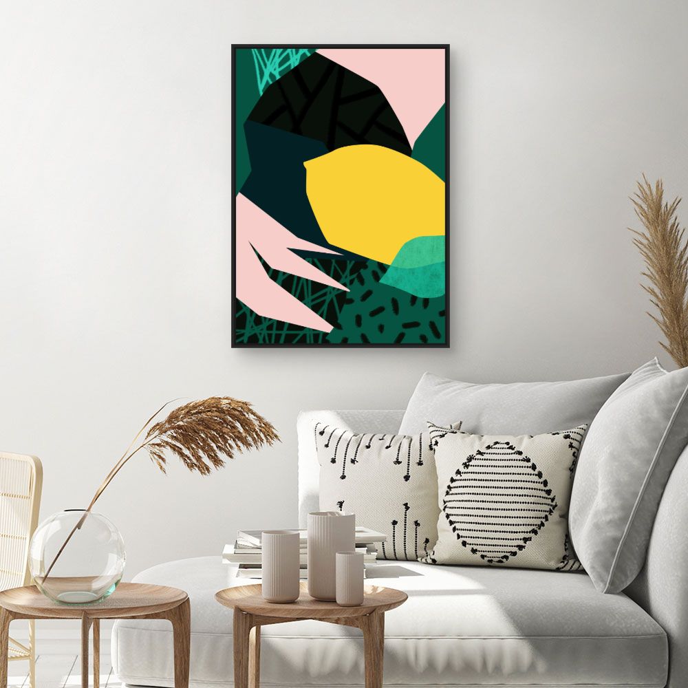 Tableau Formes abstraites colorées