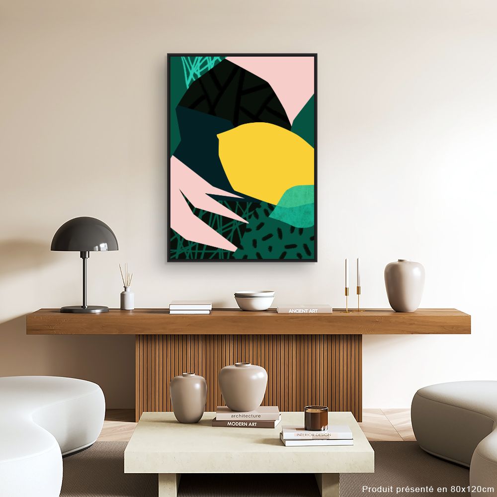 Tableau Formes abstraites colorées