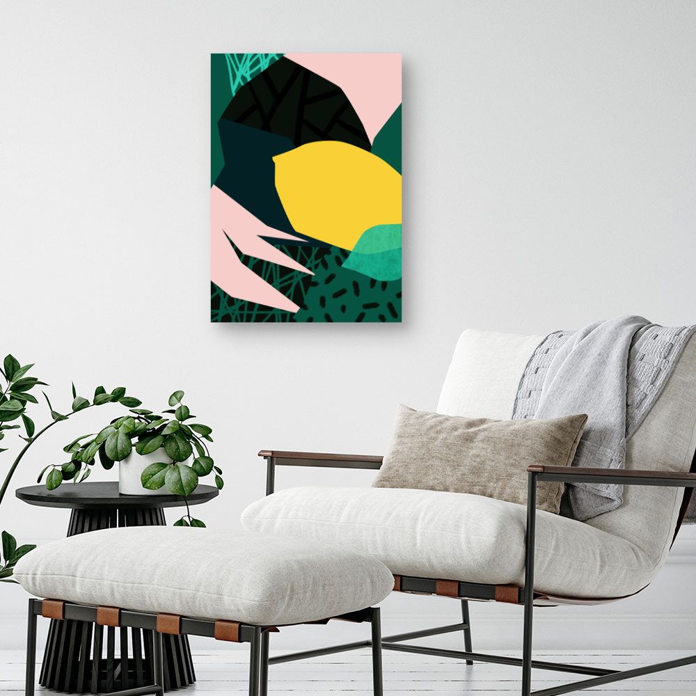 Tableau Formes abstraites colorées