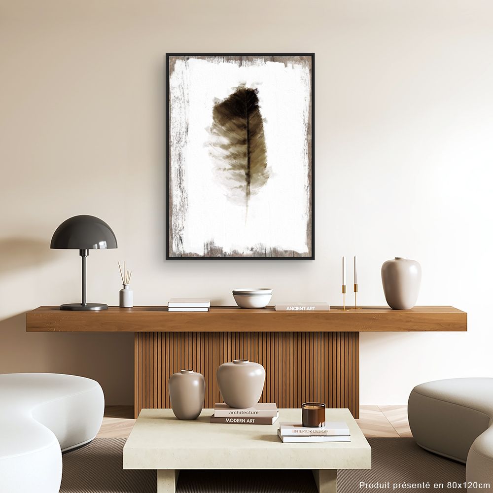 Tableau Plume élégante