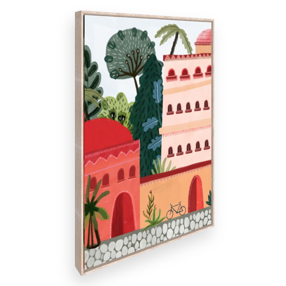 Toile Architecture vibrante