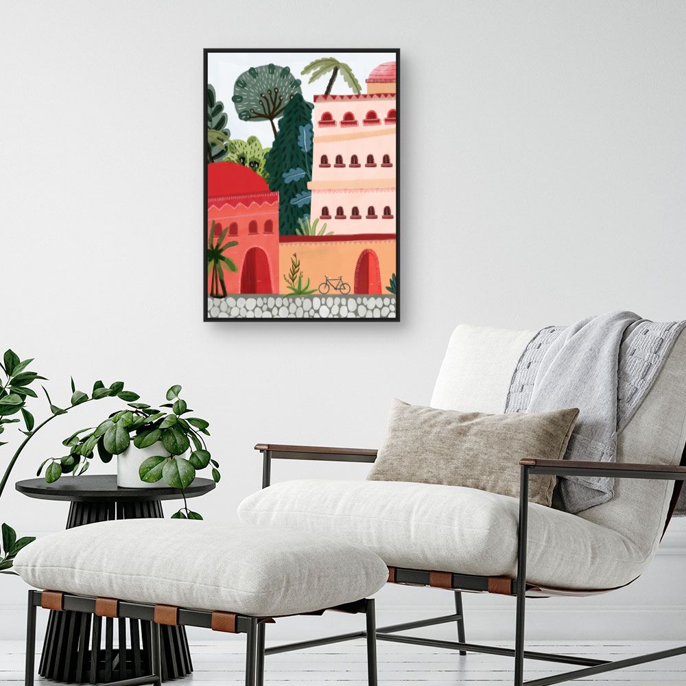 Tableau Architecture vibrante