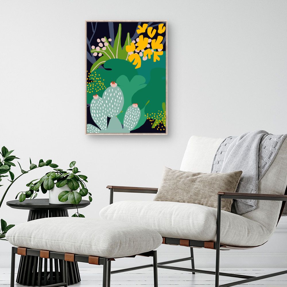 Tableau Jardin exotique
