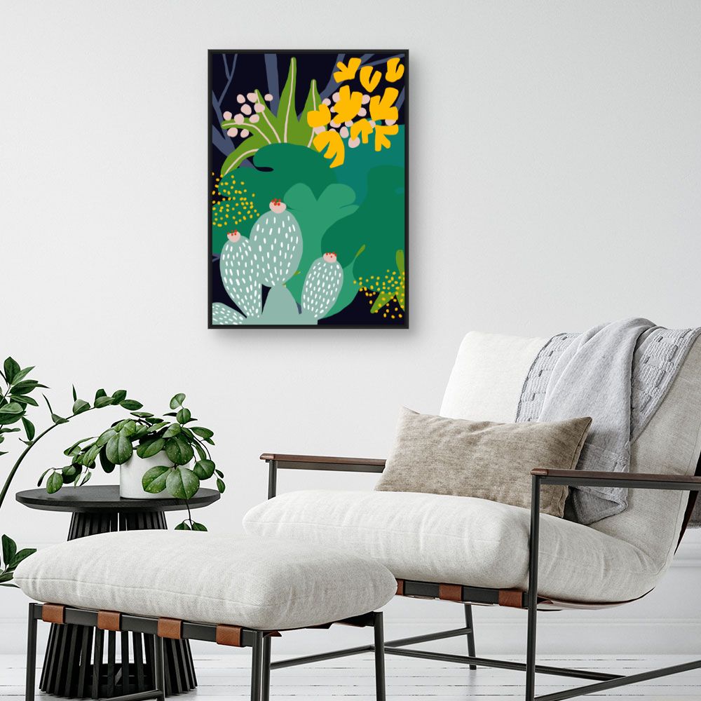 Tableau Jardin exotique