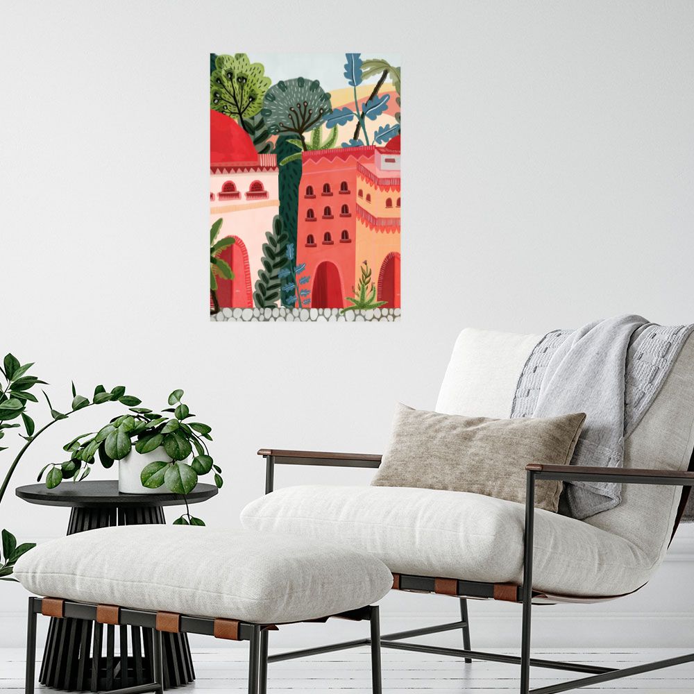 Affiche Maisons méditerranéennes