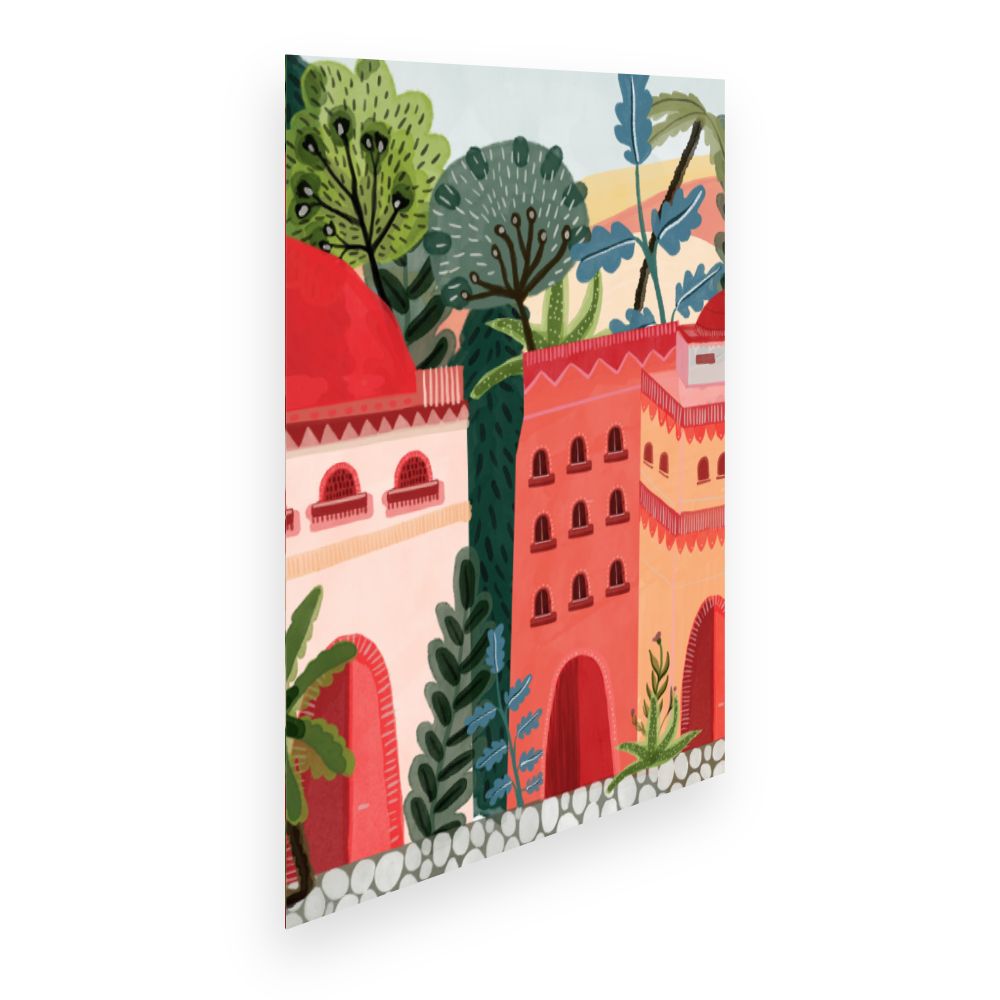 Affiche Maisons méditerranéennes