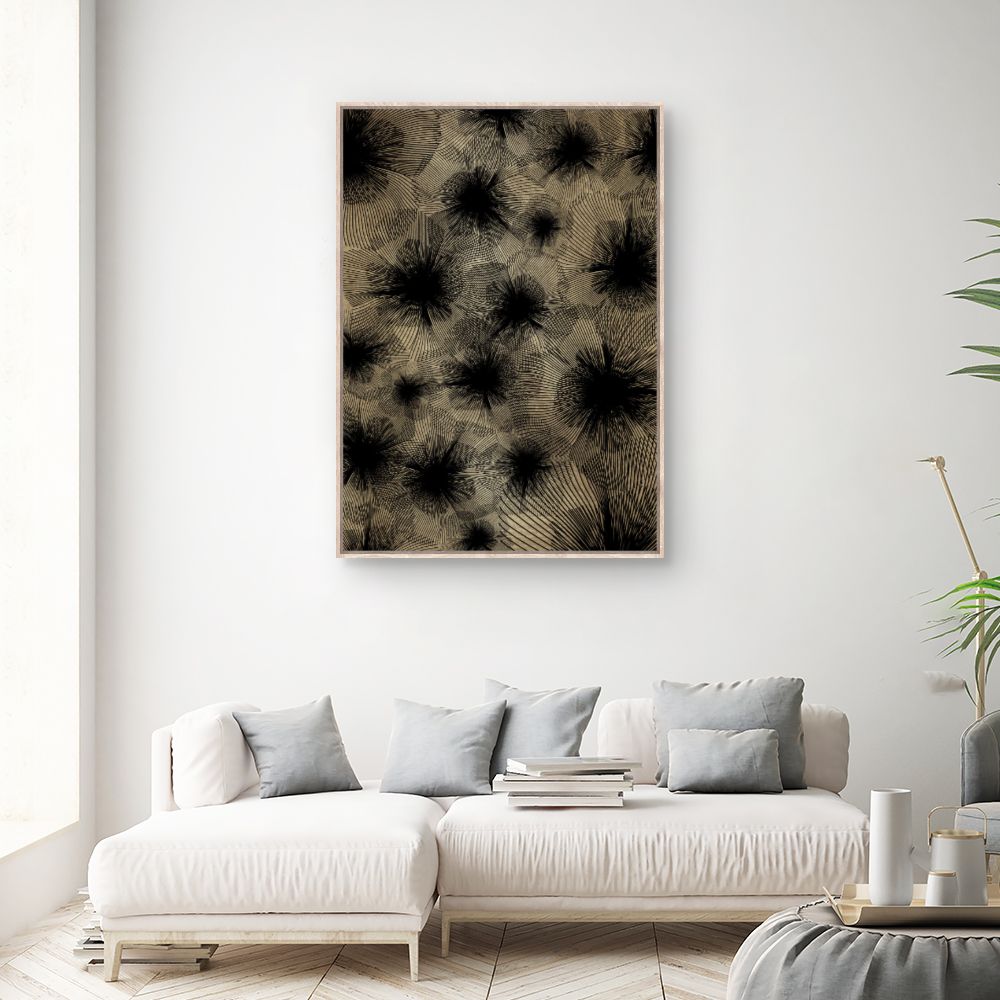 Tableau Motifs floraux abstraits