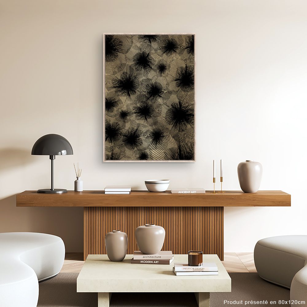 Tableau Motifs floraux abstraits