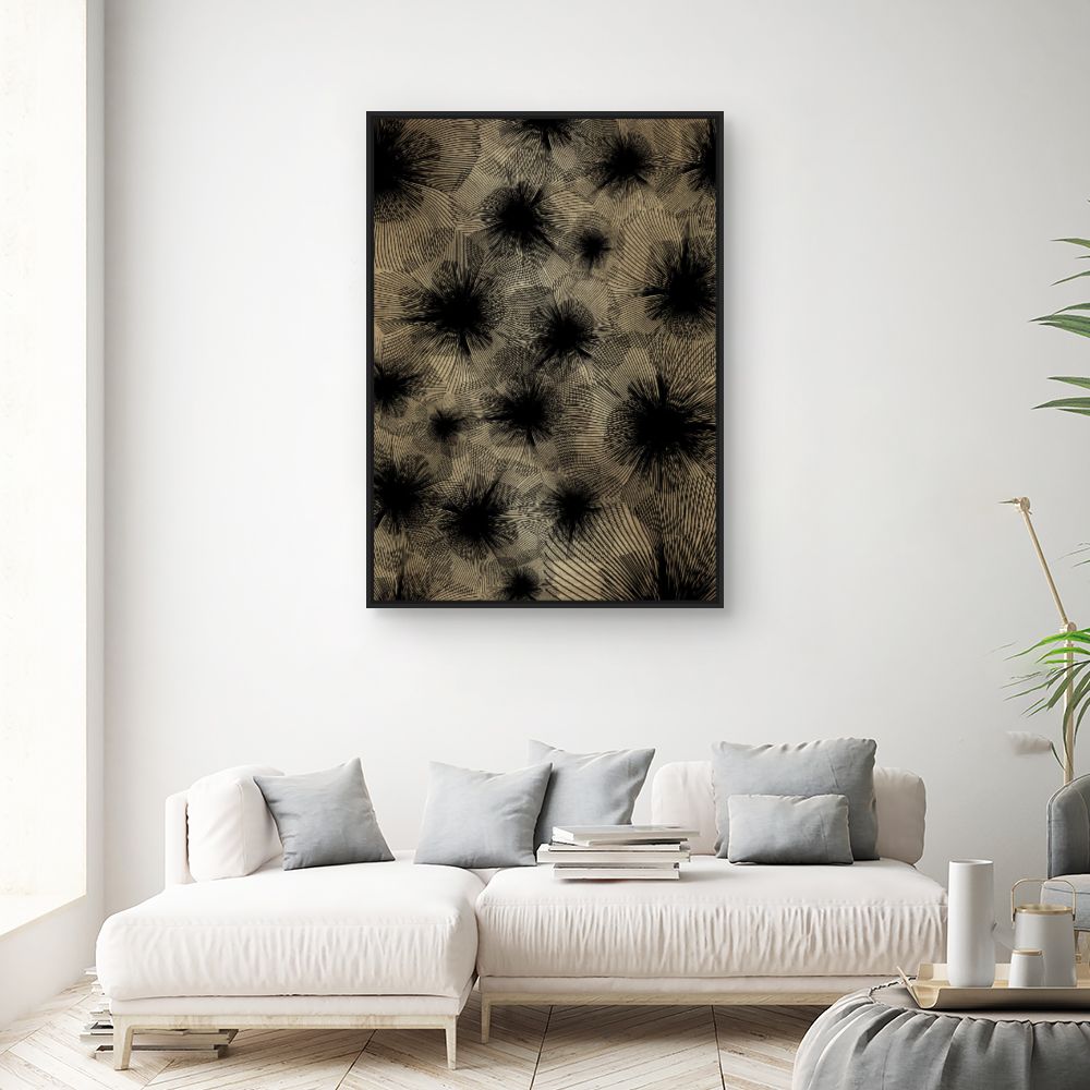 Tableau Motifs floraux abstraits