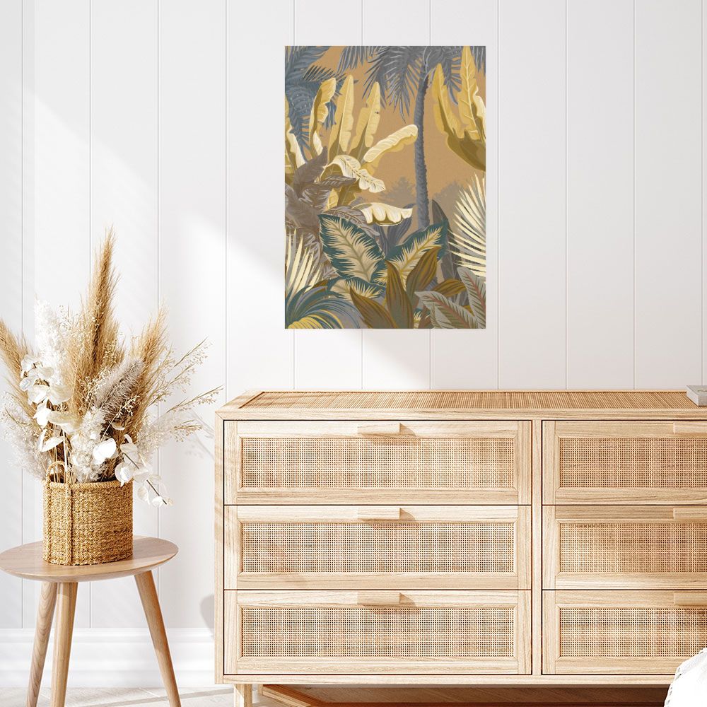 Affiche Feuillage exotique